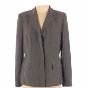 CHARTER CLUB PINSTRIPE SUIT JACKET BLAZER 12P NWT